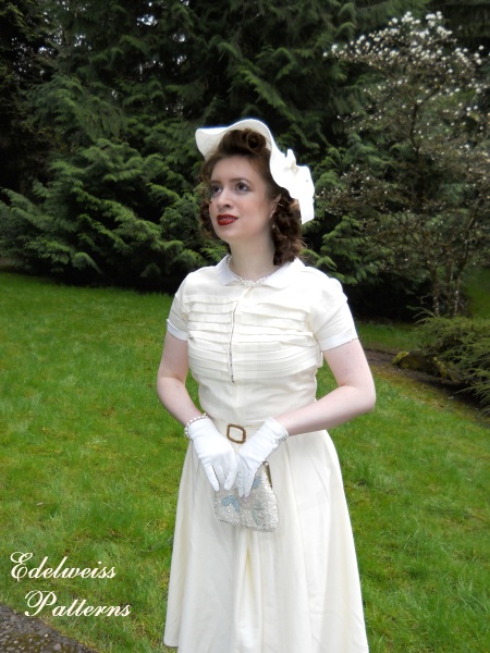 vintage-easter-church-dress-1940s jean-peters-film-costume-reproduction