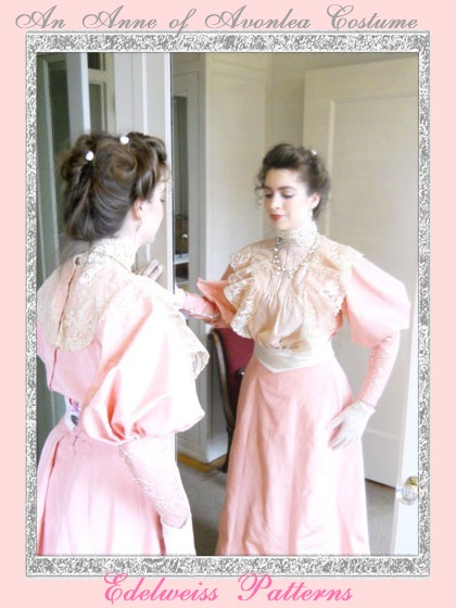 diana-barry-anne-shirley-movie-costume edwardian-lady-in-a-mirror