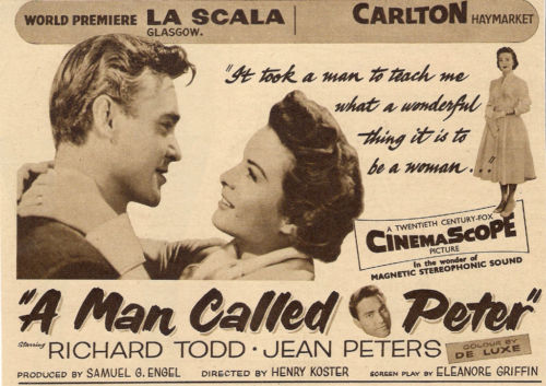 a-man-called-peter-publicity-photo jean-peters-richard-todd