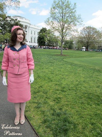 My Jacqueline Kennedy Suit At The White House! | Edelweiss Blog