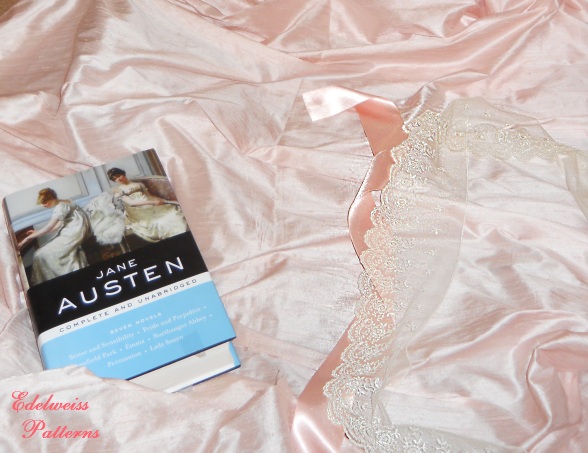 pink-silk-shantung english-netting-lace